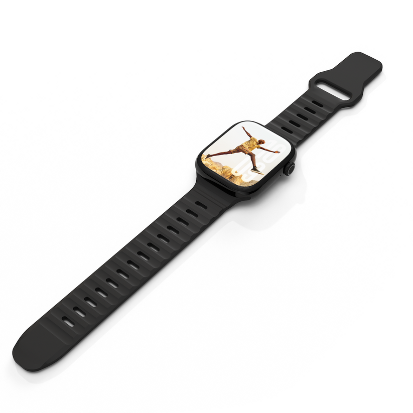 NEXT ONE SILICONE ACTIVE BAND FOR APPLE WATCH 40/42MM | BLACK