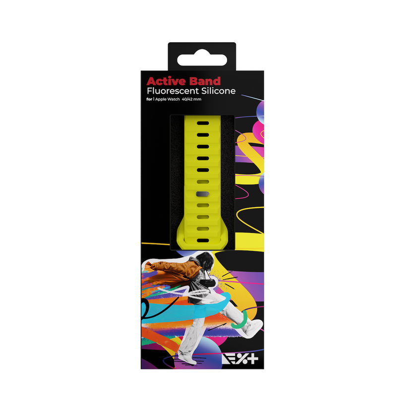 NEXT ONE SILICONE ACTIVE BAND FOR APPLE WATCH 40/42MM | FLUORESCENT