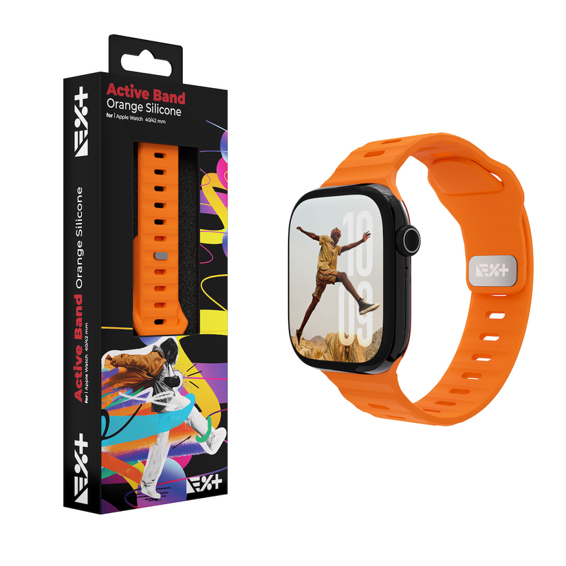 NEXT ONE SILICONE ACTIVE BAND FOR APPLE WATCH 40/42MM | ORANGE