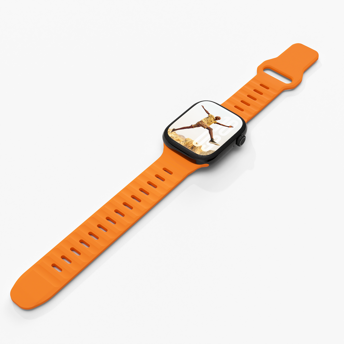 NEXT ONE SILICONE ACTIVE BAND FOR APPLE WATCH 40/42MM | ORANGE