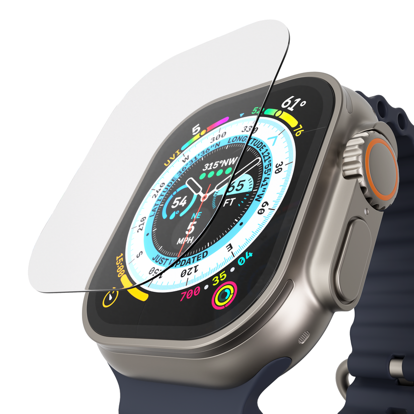 NEXT ONE TEMPERED GLASS SCREEN PROTECTOR FOR APPLE WATCH ULTRA | CLEAR