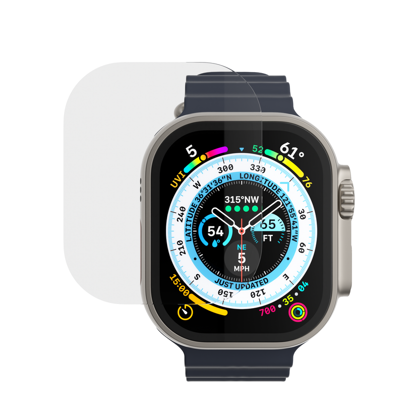 NEXT ONE TEMPERED GLASS SCREEN PROTECTOR FOR APPLE WATCH ULTRA | CLEAR