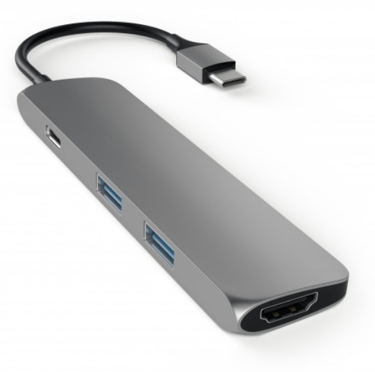 SATECHI Slim Type-c Multi Adap Space Gray