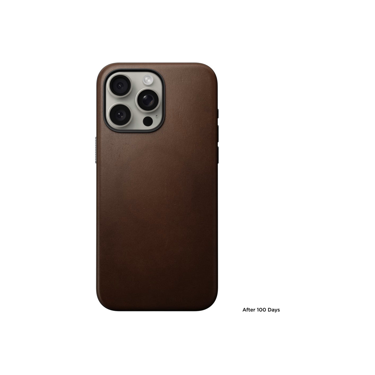 "Nomad Modern Leather Case, brown - iPhone 15 Pro Max"