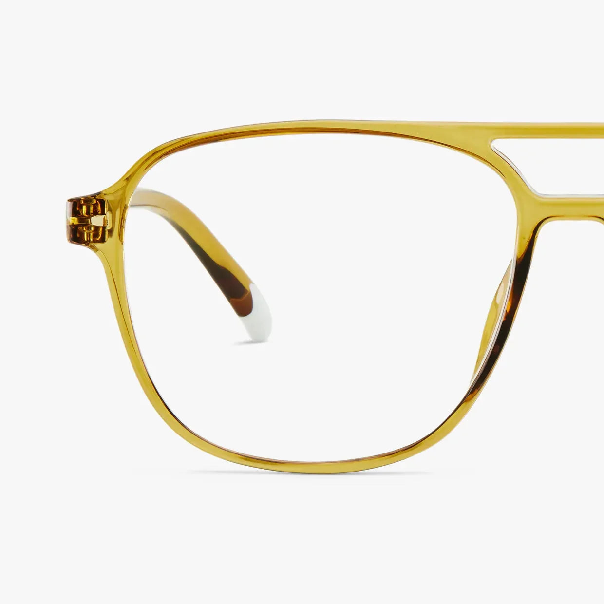 BARNER GLASSES -Brad Ecru Olive Glossy