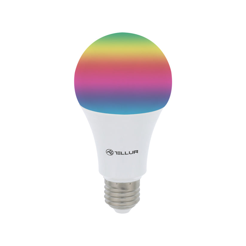 Bec LED Inteligent Wireless Tellur RGB, E27, 10W, 1000lm, lumina alba/calda/RGB, reglabil