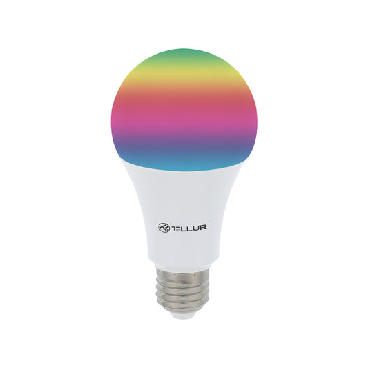 Bec LED Inteligent Wireless Tellur RGB, E27, 10W, 1000lm, lumina alba/calda/RGB, reglabil
