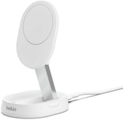 Belkin BOOSTCHARGE PRO Convertible Qi2 15w Magnetic Charging Stand, w/PSU - White