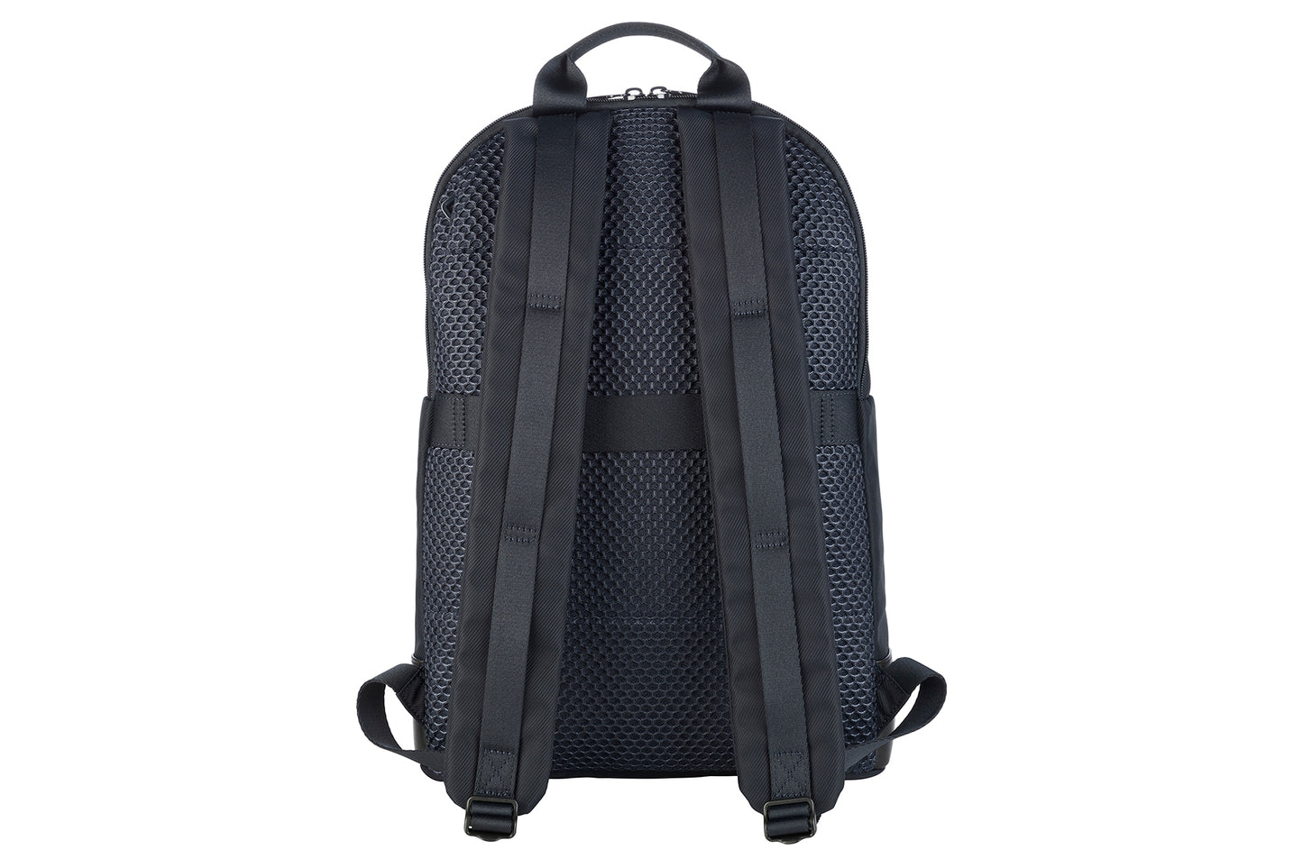 Rucsac Tucano cu elemente de piele, 16", Bleumarin/Negru