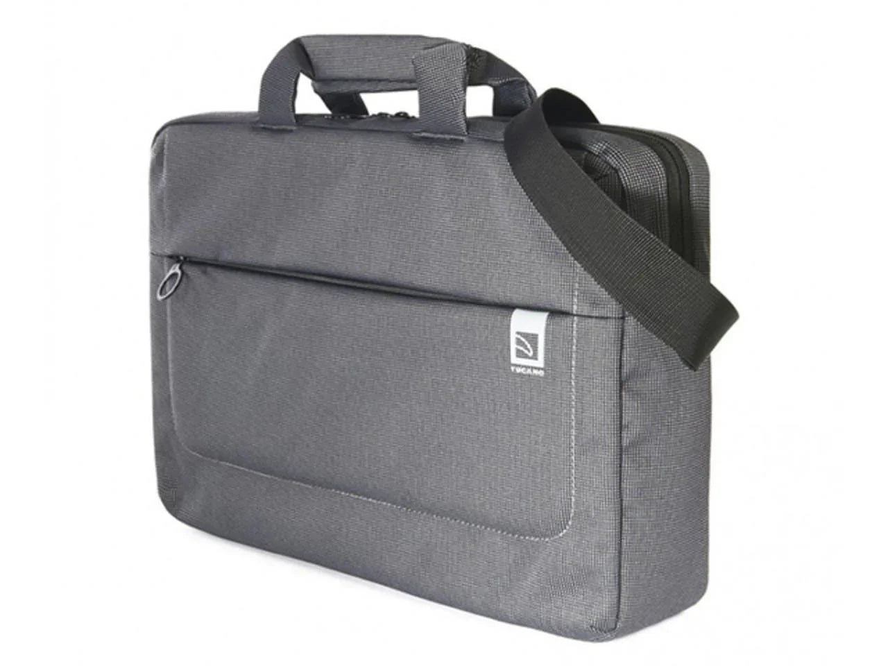 Tucano Loop 15inch Slim bag Laptop 15.6inch & MacBook Pro 16inch Non-removable, webbing shoulder strap - Black