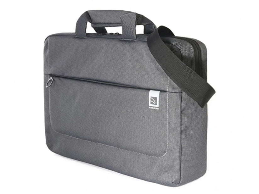 Tucano Loop 15inch Slim bag Laptop 15.6inch & MacBook Pro 16inch Non-removable, webbing shoulder strap - Black