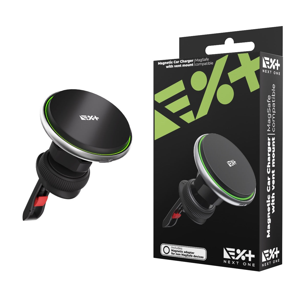 NEXT ONE MAGNETIC CAR CHARGER | MAGSAFE COMPATIBLE