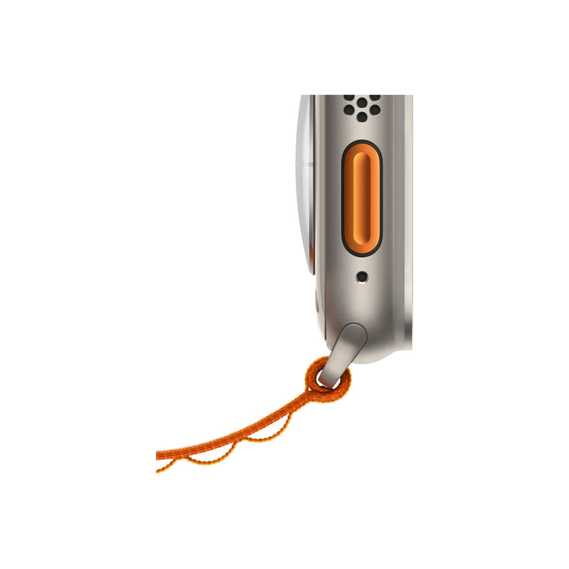 Apple Watch Ultra 49 mm / GPS + Cellular / Titanium Case / Orange Alpine Loop / Small