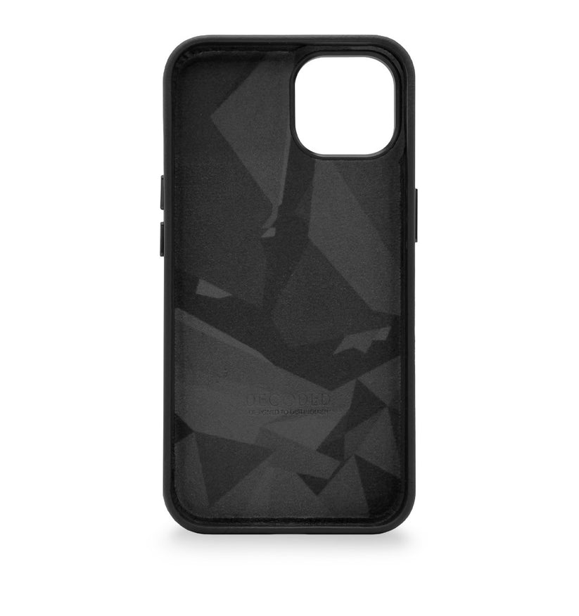 Decoded Leather BackCover, black - iPhone 14