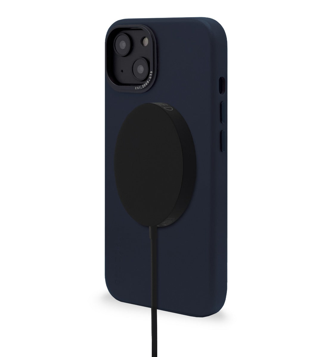 Decoded Leather BackCover, navy - iPhone 14