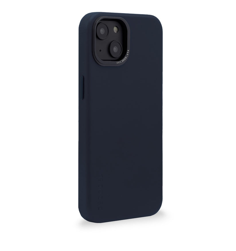 Decoded Leather BackCover, navy - iPhone 14