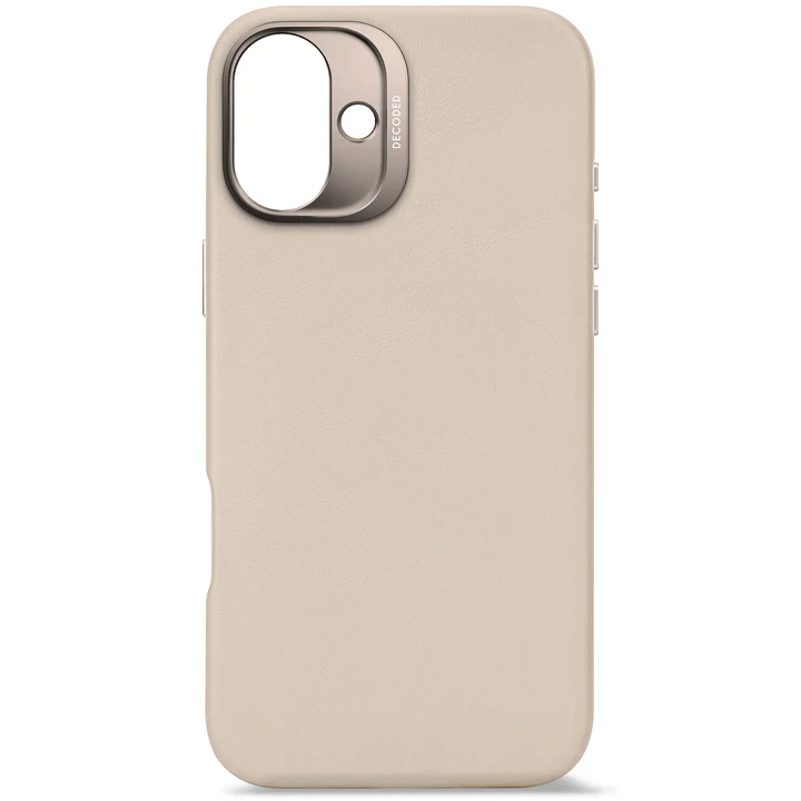"DECODED Leather Backcover for iPhone 16 Plus"