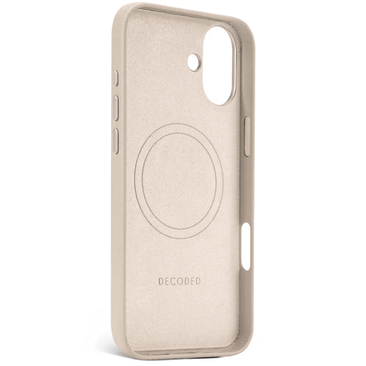 "DECODED Leather Backcover for iPhone 16 Plus"