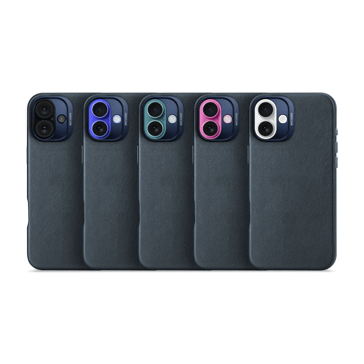 "DECODED Leather Backcover for iPhone 16 Plus"