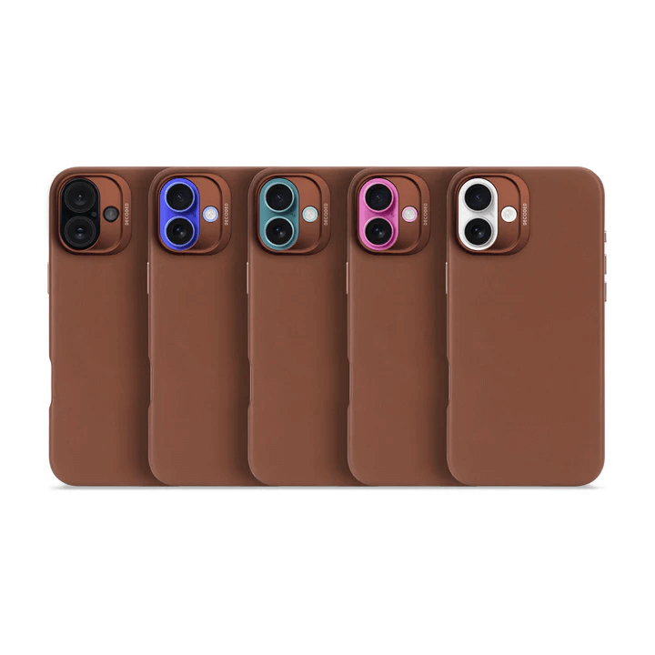 "DECODED Leather Backcover for iPhone 16 Plus"