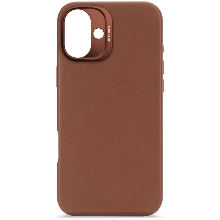 "DECODED Leather Backcover for iPhone 16 Plus"