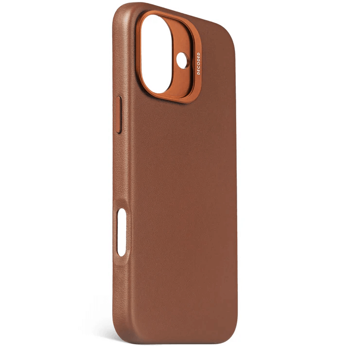 "DECODED Leather Backcover for iPhone 16 Plus"