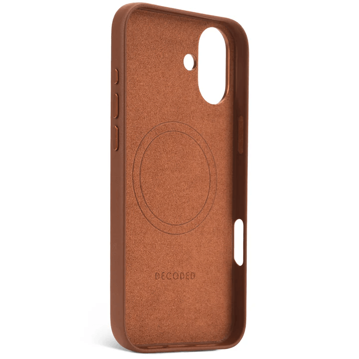 "DECODED Leather Backcover for iPhone 16 Plus"