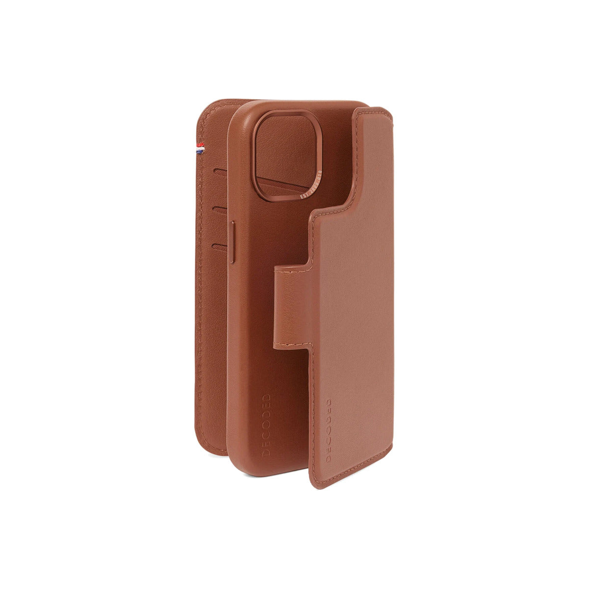 Leather Detachable Wallet for iPhone 15 Pro Max | Tan