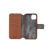 Leather Detachable Wallet for iPhone 15 Pro Max | Tan