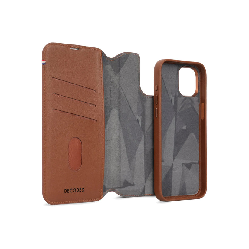 Leather Detachable Wallet for iPhone 15 Pro Max | Tan