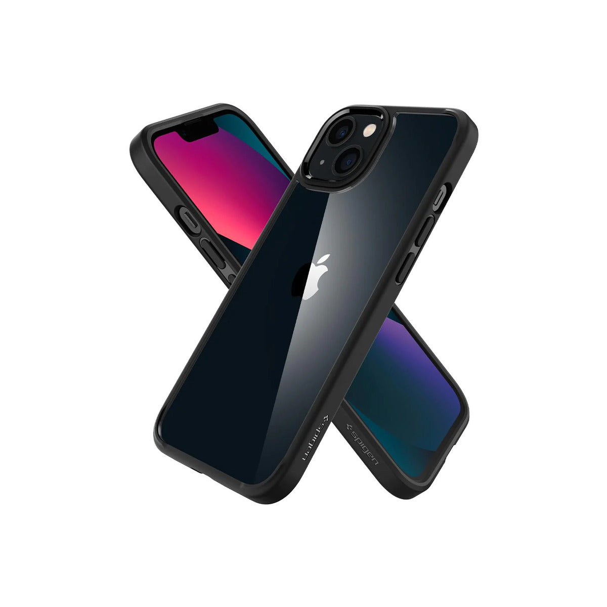 Spigen Crystal Hybrid, matte black -iPhone 13 mini