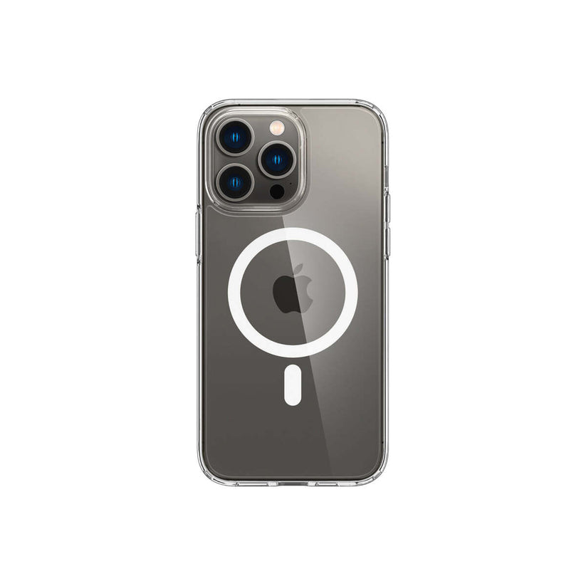 Spigen Crystal Hybrid MagSafe, white - iPhone 14 Pro