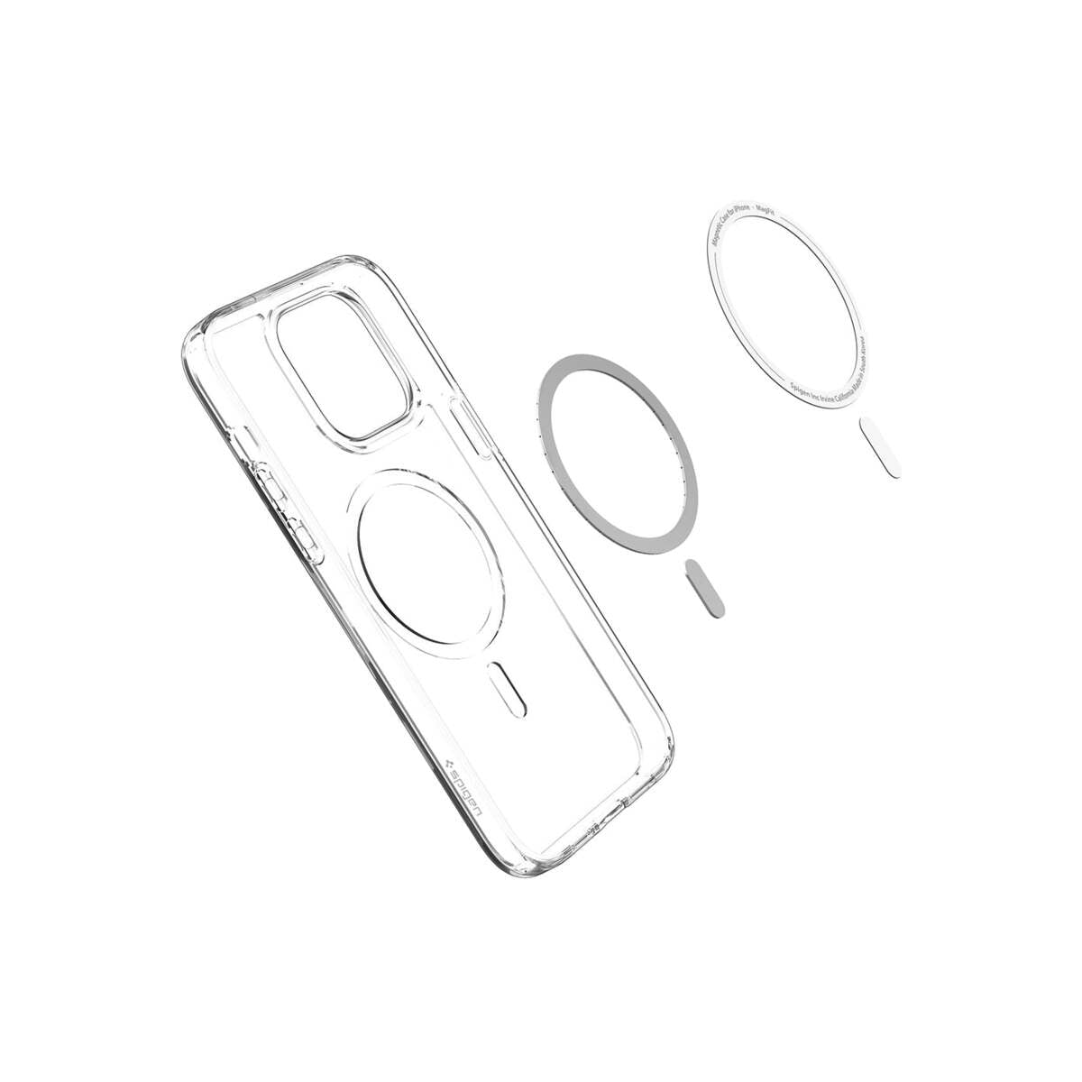 Spigen Crystal Hybrid MagSafe, white - iPhone 14 Pro Max
