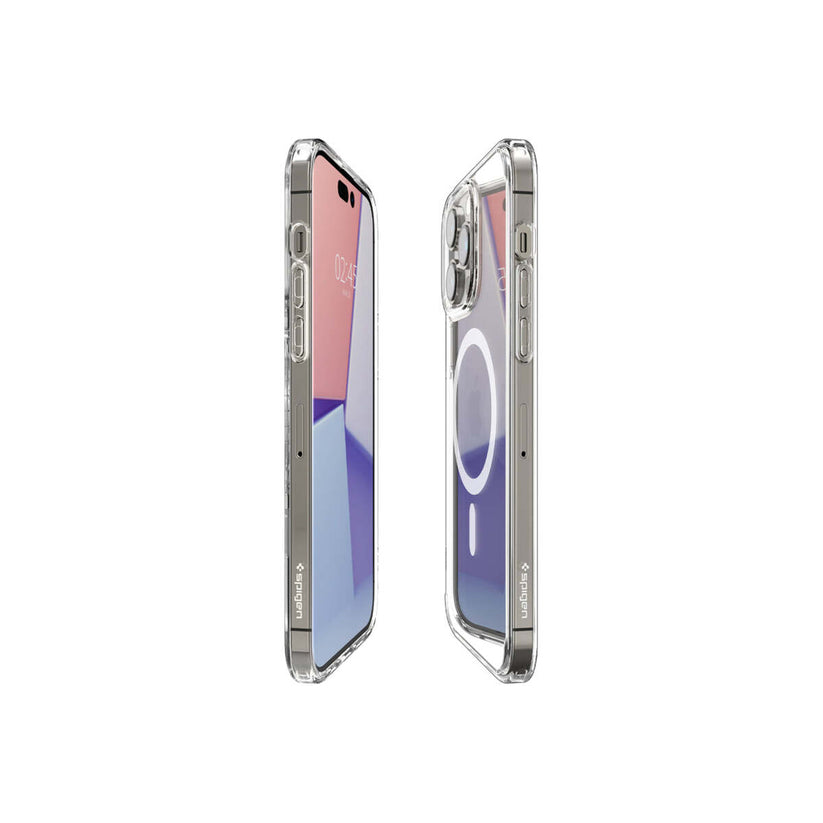 Spigen Crystal Hybrid MagSafe, white - iPhone 14 Pro Max