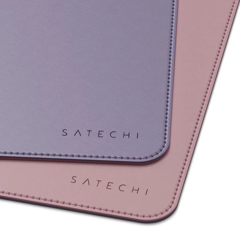Satechi diual sided Eco-leather Deskmate - Pink/Purple