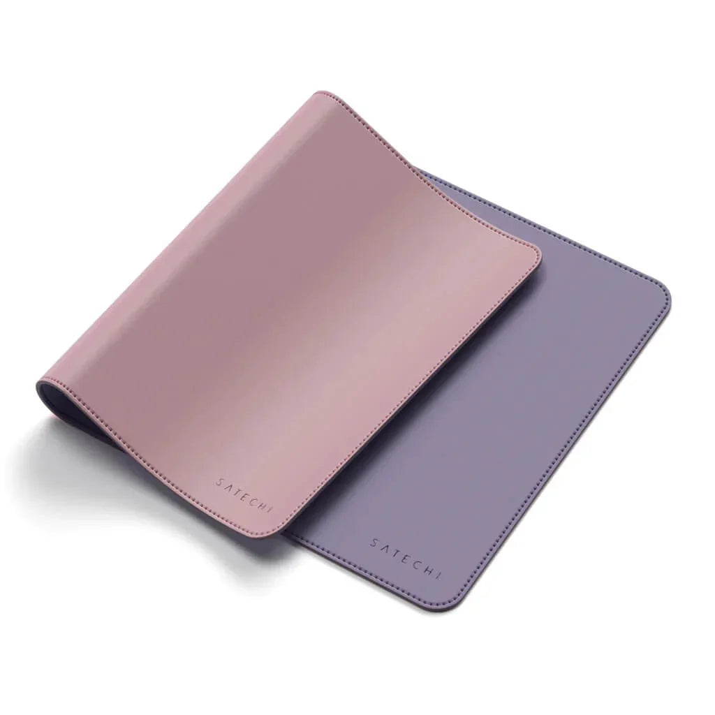 Satechi diual sided Eco-leather Deskmate - Pink/Purple