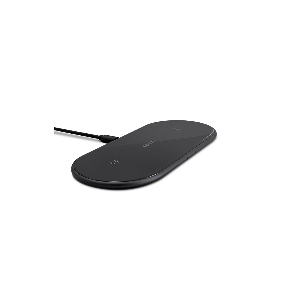 Epico Ultraslim Dual Wireless charger + 18W Fast charger