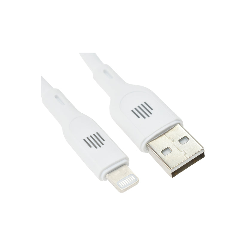 Dviced Cable USB-A to Lightning silicone 1,25m - White