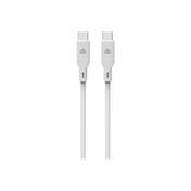 Dviced Cable USB-C to USB-C silicone 1,25m - White