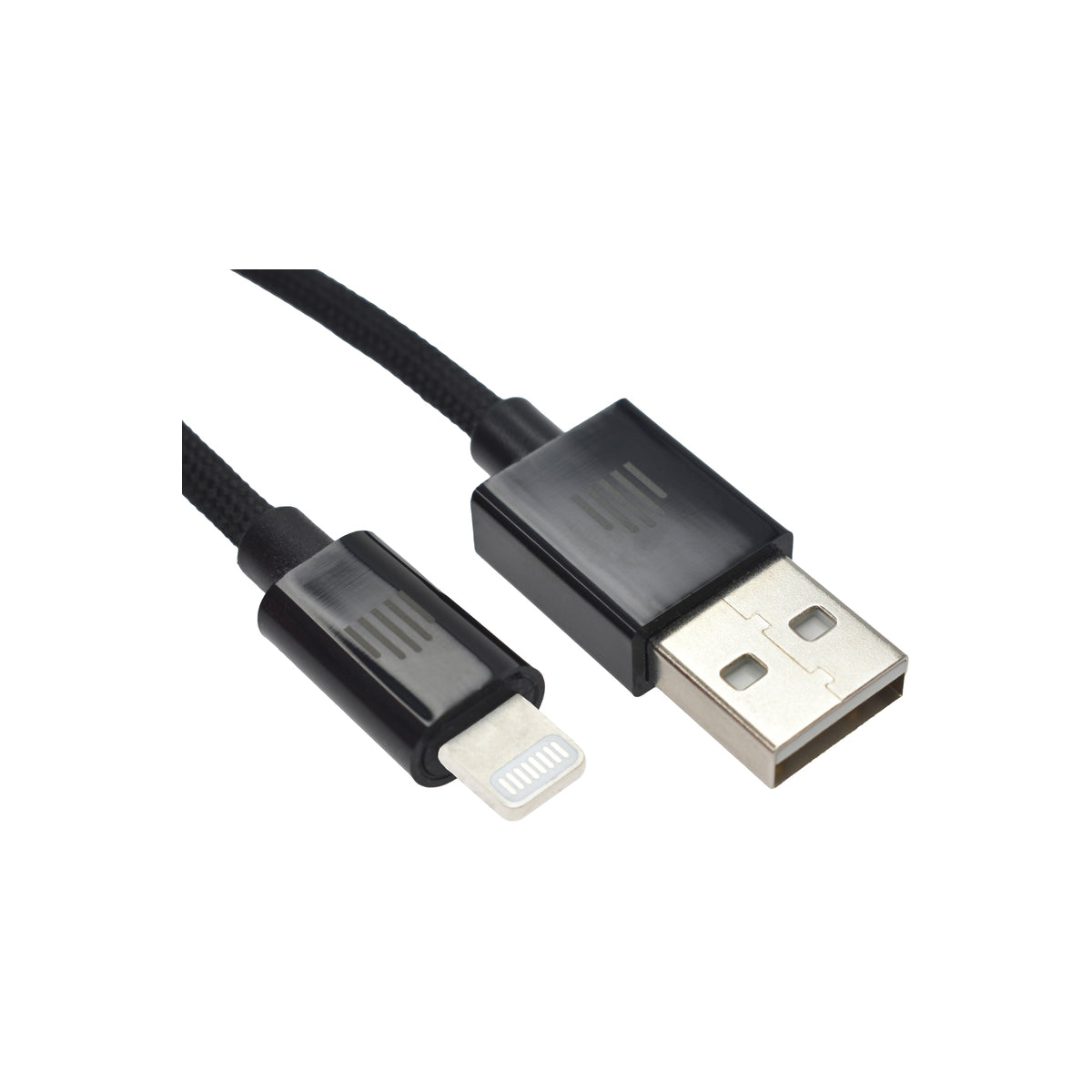 Dviced Cable USB-A to Lightning Nylon Textile 0,25m - Black