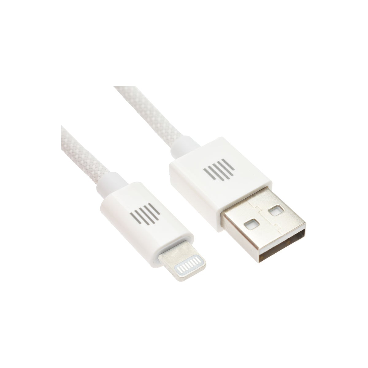 Dviced Cable USB-A to Lightning Nylon Textile 1,25m - White