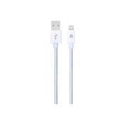Dviced Cable USB-A to Lightning Nylon Textile 1,25m - White