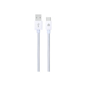 Dviced Cable USB-A to USB-C Nylon Textile 1,25m - White