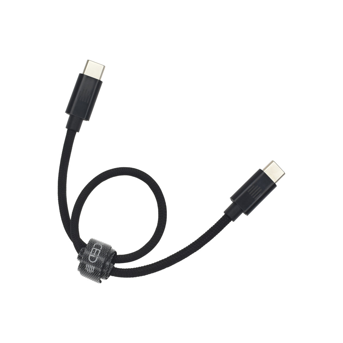 Dviced Cable USB-C to USB-C Nylon Textile 0,25m - Black