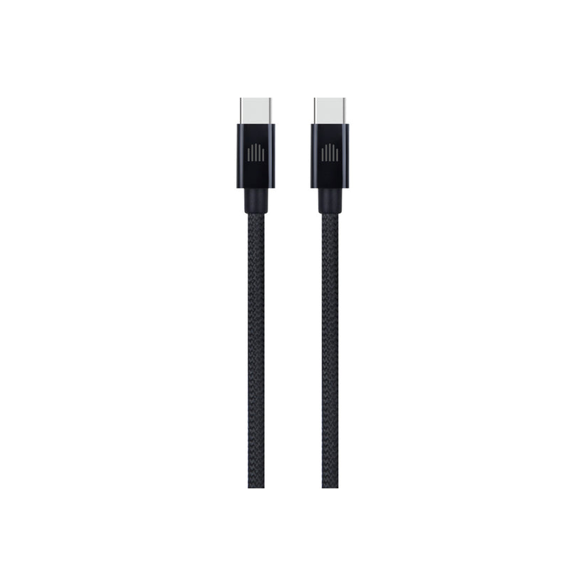 Dviced Cable USB-C to USB-C Nylon Textile 0,25m - Black
