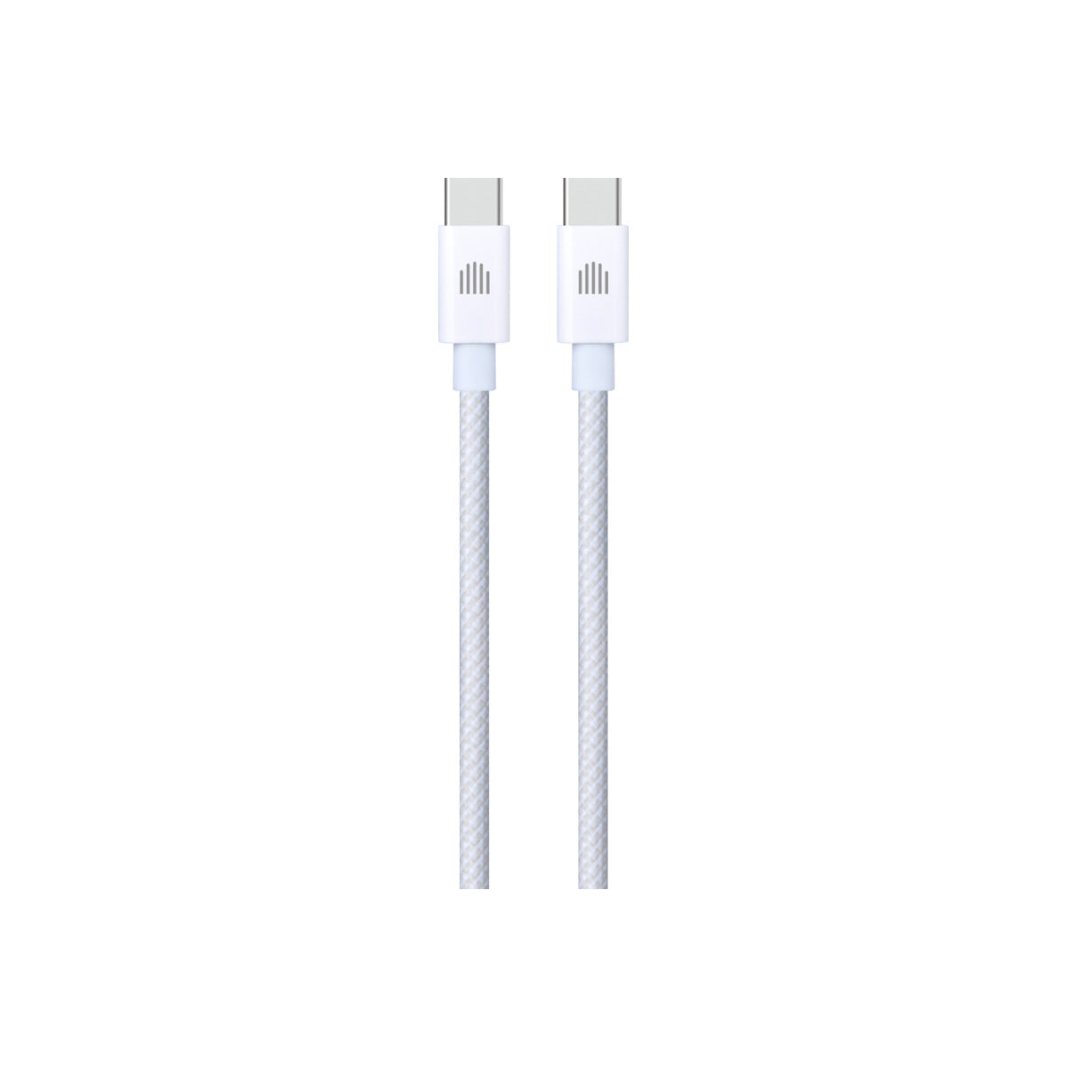 Dviced Cable USB-C to USB-C Nylon Textile 1,25m - White