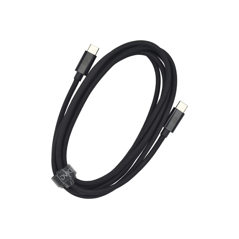 Dviced Cable USB-C to USB-C Nylon Textile 2m - Black