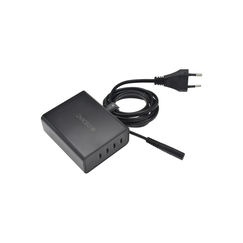 Dviced Desktop charger 140W GaN 4 USB-C EU - Black