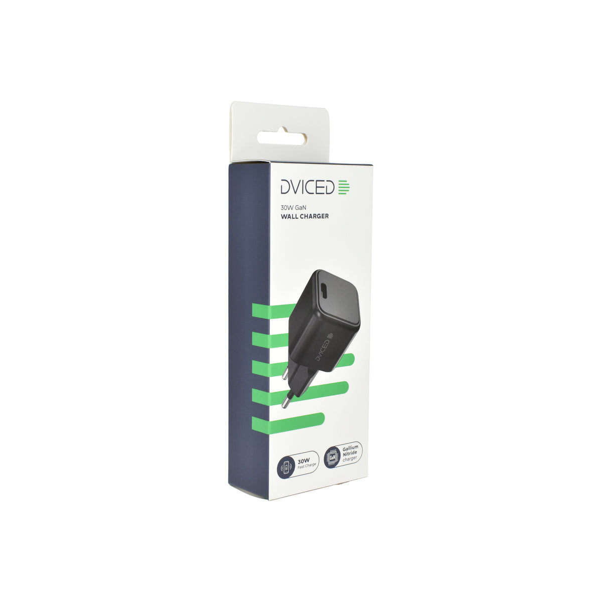 Dviced Wall charger 30W GaN USB-C EU - Black