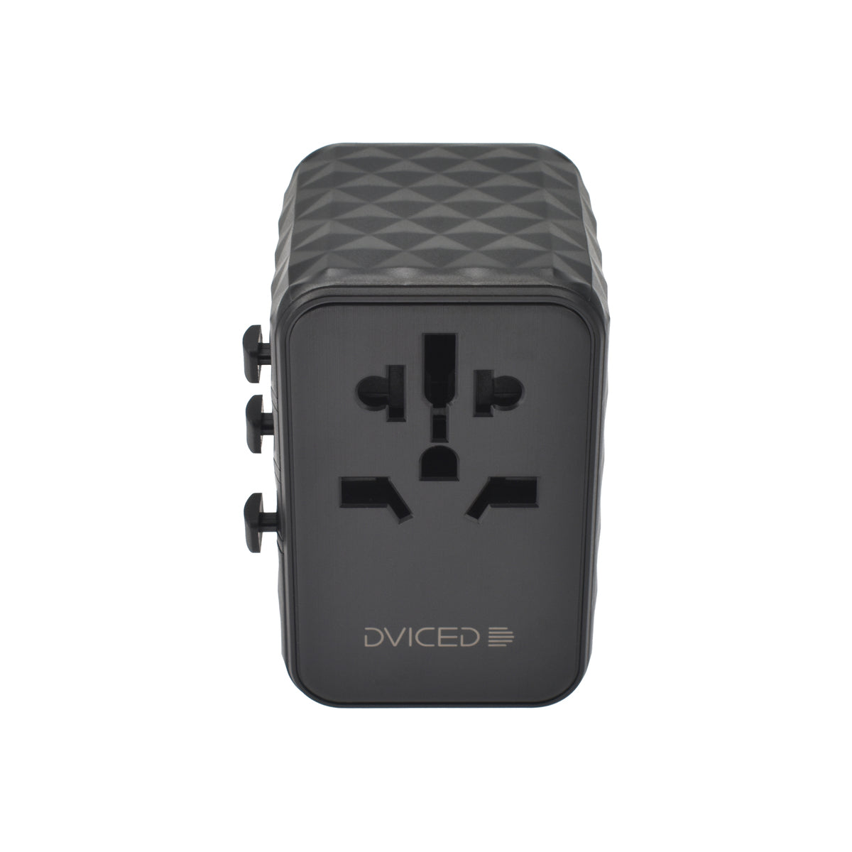 Dviced Universal travel adapter 65W GaN - Black